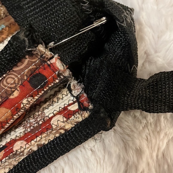 Hand Crafted Patchwork Rug Laptop Computer Tote - Picture 9 of 11